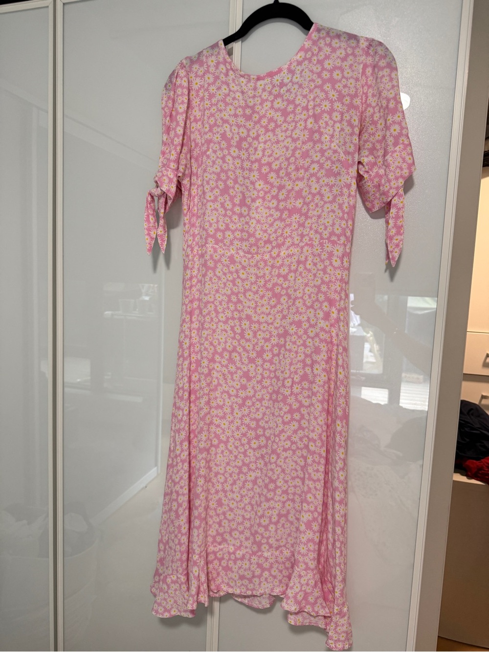 Faithfull the Brand Pink Daisy Print Dress